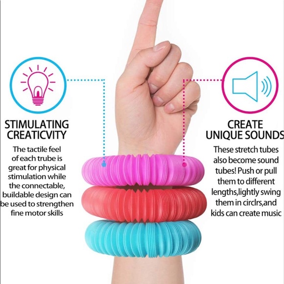 💖 2 FIDGET POP TUBES 💖 - Picture 3 of 5